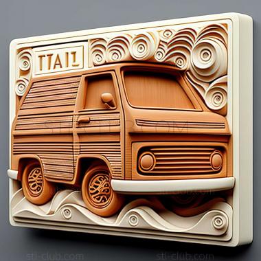 3D model Fiat Idea (STL)